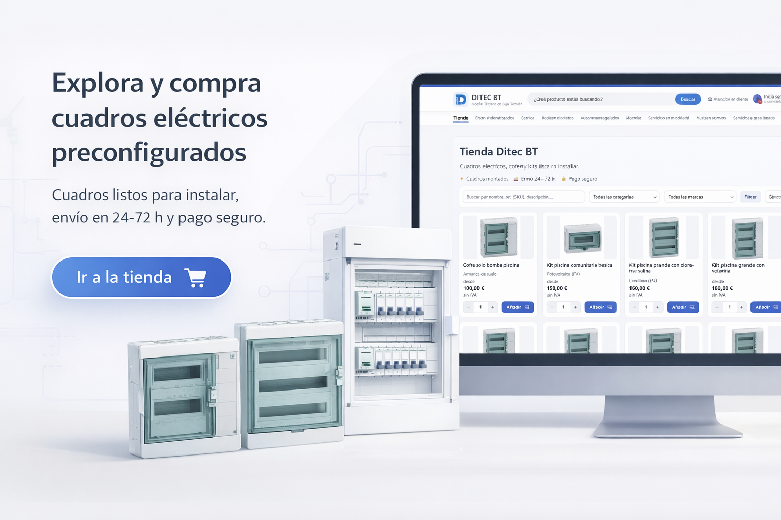 Cuadros eléctricos listos para instalar